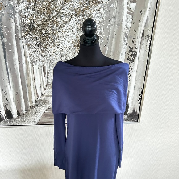 Lilly Pulitzer Navy Blue Womens One Shoulder‎ Belinda Dress - Size Small - Picture 4 of 9